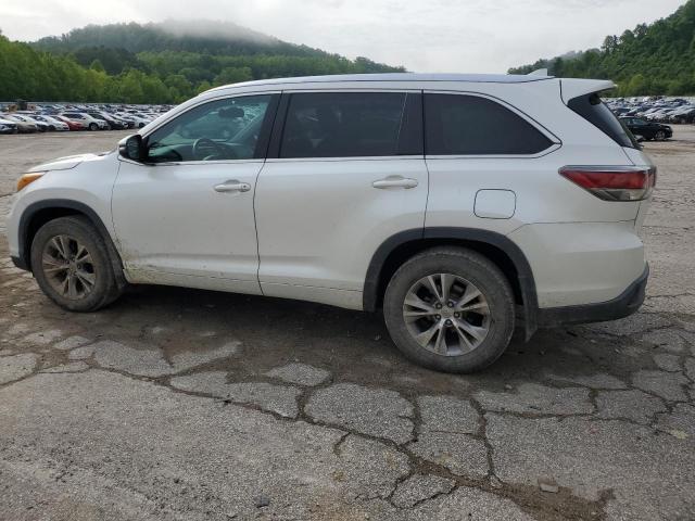 5TDJKRFH7FS204428 - 2015 TOYOTA HIGHLANDER XLE WHITE photo 2