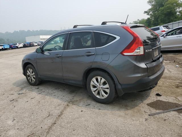 2HKRM4H78DH619166 - 2013 HONDA CR-V EXL CHARCOAL photo 2