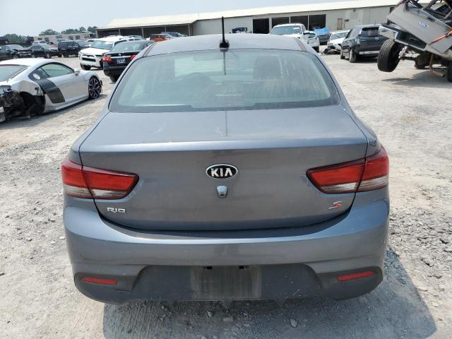 3KPA24AD8LE337258 - 2020 KIA RIO LX GRAY photo 6