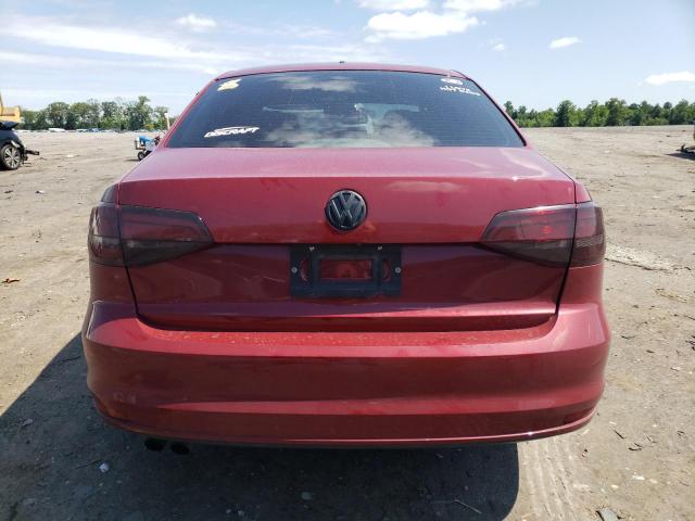 3VW167AJ2HM322275 - 2017 VOLKSWAGEN JETTA S RED photo 6