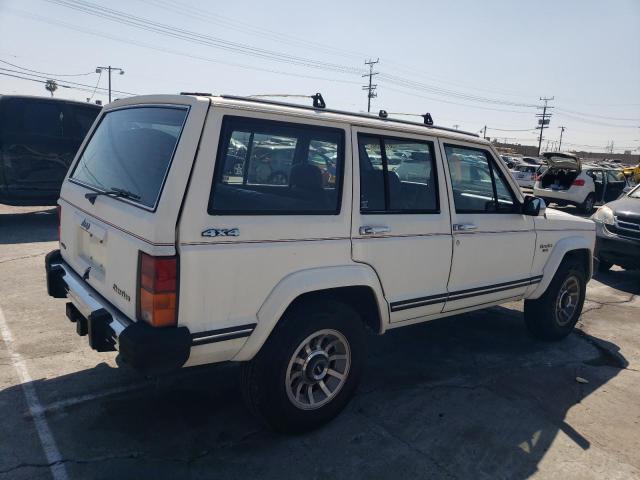 1JCMT7840HT142690 - 1987 JEEP CHEROKEE LAREDO WHITE photo 3