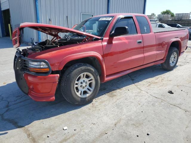 1D7GL32N94S713088 - 2004 DODGE DAKOTA SPORT RED photo 1