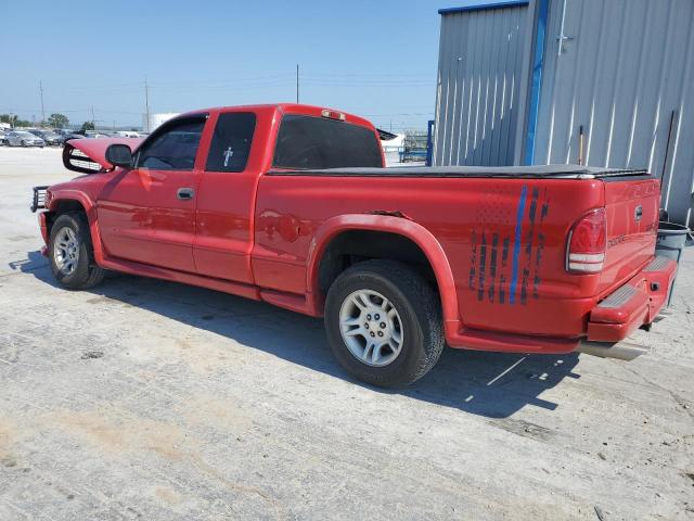 1D7GL32N94S713088 - 2004 DODGE DAKOTA SPORT RED photo 2