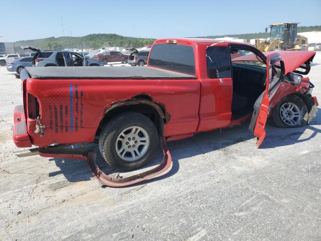 1D7GL32N94S713088 - 2004 DODGE DAKOTA SPORT RED photo 3