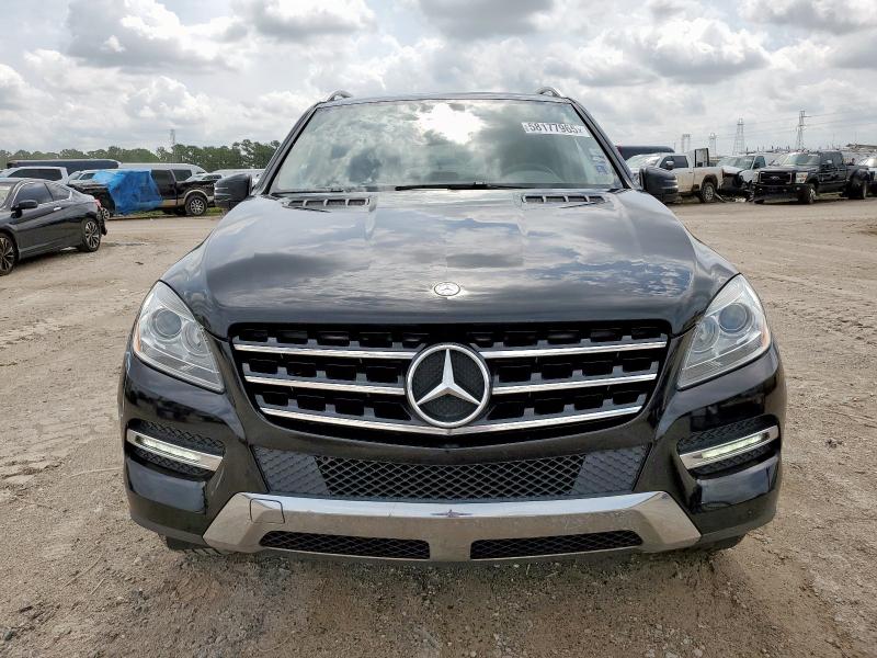 4JGDA5HB3CA035305 - 2012 MERCEDES-BENZ ML 350 4MATIC BLACK photo 5