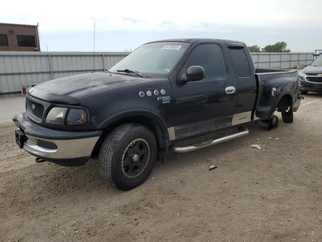 1FTZX08W3WKB49981 - 1998 FORD F150 BLACK photo 1