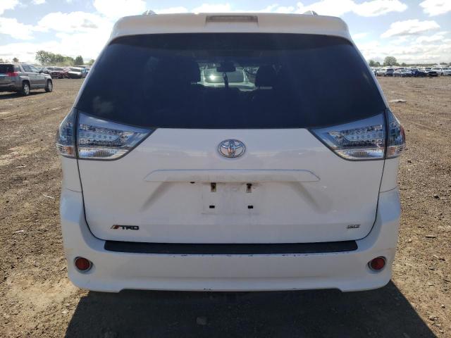 5TDXK3DC6FS629783 - 2015 TOYOTA SIENNA SPORT WHITE photo 6