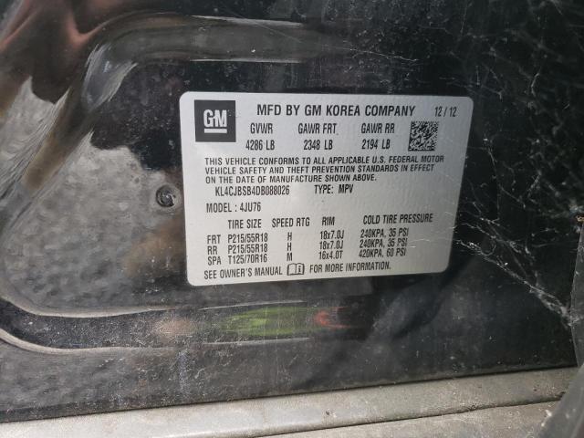 KL4CJBSB4DB088026 - 2013 BUICK ENCORE CONVENIENCE 黑色 照片 14