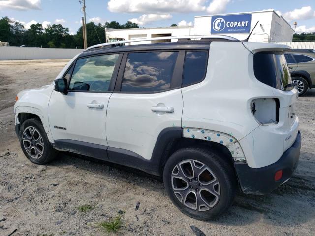 ZACCJBDT8GPC75744 - 2016 JEEP RENEGADE LIMITED WHITE photo 2