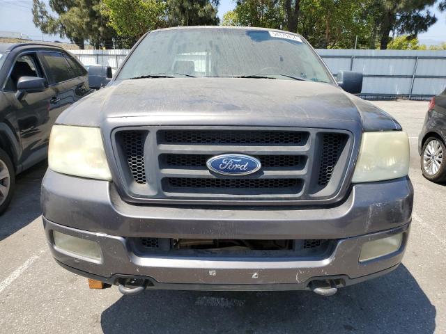 1FTPW14574KC31996 - 2004 FORD F150 SUPERCREW GRAY photo 5