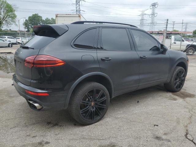 WP1AC2A26FLA82278 - 2015 PORSCHE CAYENNE TURBO BLACK photo 3