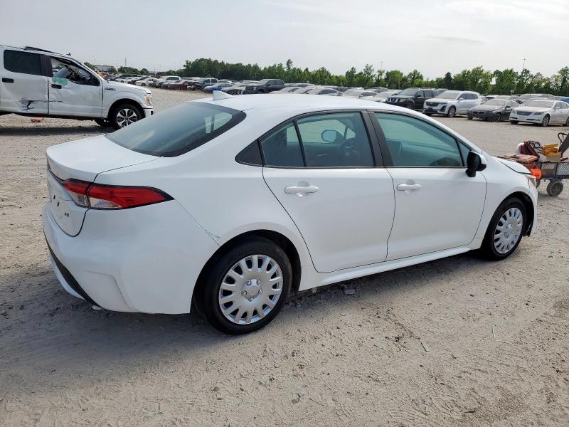 5YFEPMAE8MP243859 - 2021 TOYOTA COROLLA LE WHITE photo 3