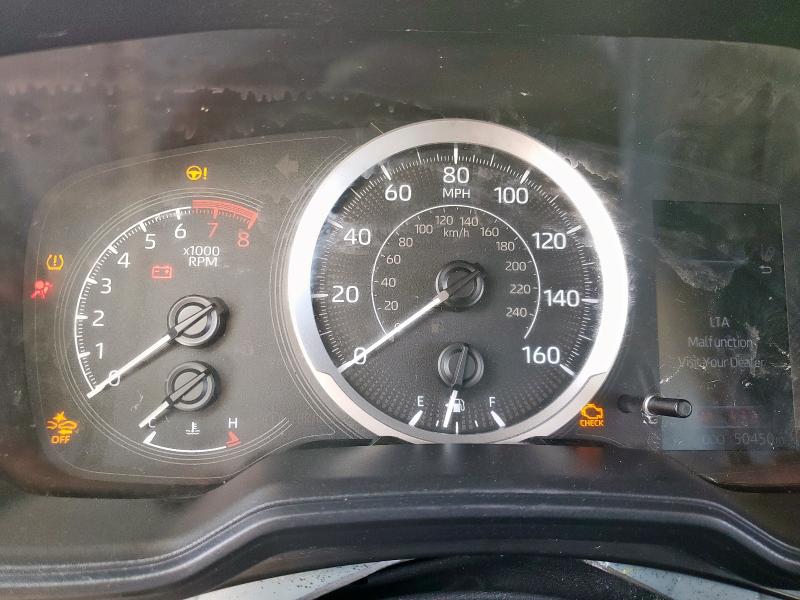 5YFEPMAE8MP243859 - 2021 TOYOTA COROLLA LE WHITE photo 9