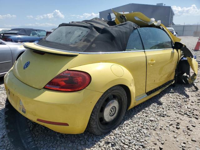 3VW5X7AT4DM825557 - 2013 VOLKSWAGEN BEETLE YELLOW photo 3