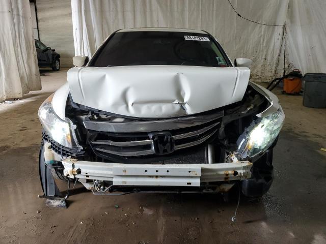 5KBCP3F87BB003863 - 2011 HONDA ACCORD EXL WHITE photo 5