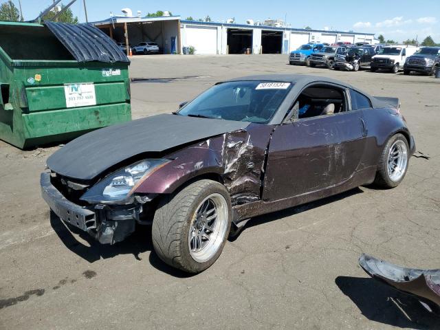 JN1AZ34D83T116741 - 2003 NISSAN 350Z COUPE PURPLE photo 1