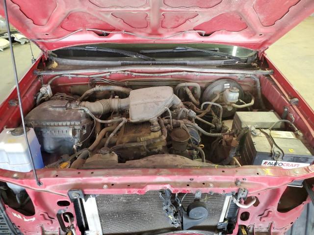 5TEUX4EN4AZ711694 - 2010 TOYOTA TACOMA ACCESS CAB წითელი ფოტო 11