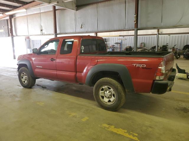 5TEUX4EN4AZ711694 - 2010 TOYOTA TACOMA ACCESS CAB წითელი ფოტო 2
