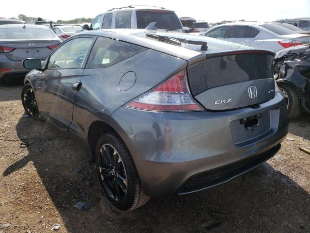 JHMZF1D46FS001786 - 2015 HONDA CR-Z SILVER photo 3