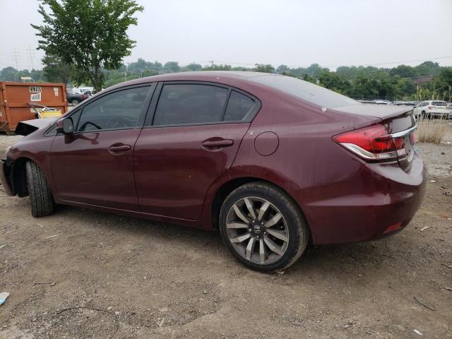 2HGFB2F90FH549872 - 2015 HONDA CIVIC EXL 勃艮第红 照片 2