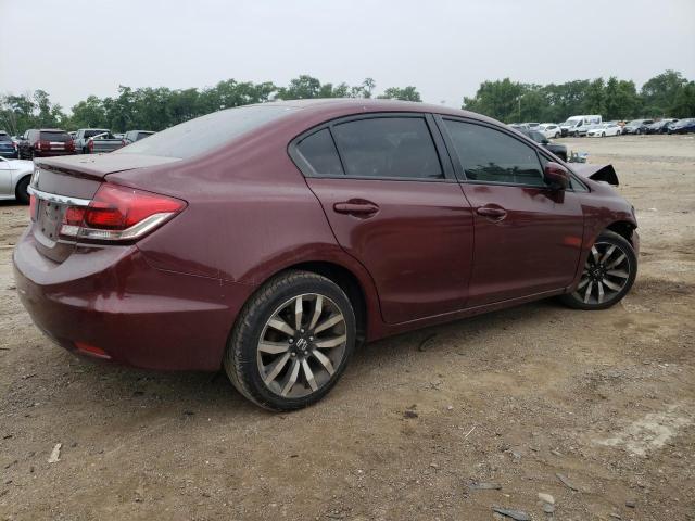 2HGFB2F90FH549872 - 2015 HONDA CIVIC EXL 勃艮第红 照片 3