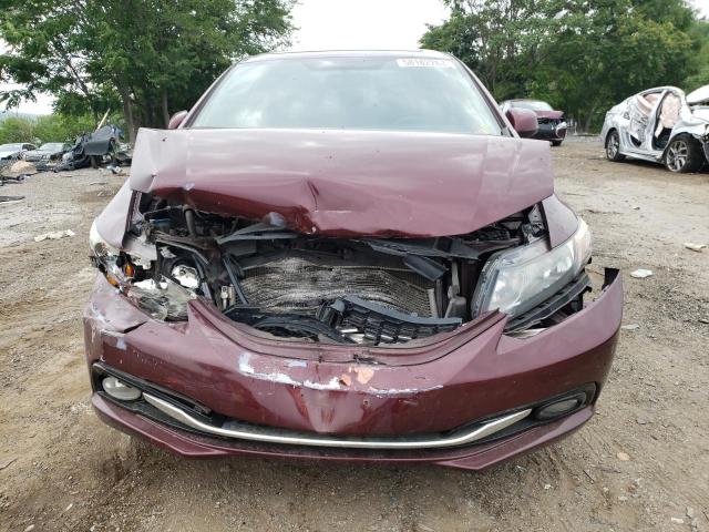 2HGFB2F90FH549872 - 2015 HONDA CIVIC EXL 勃艮第红 照片 5