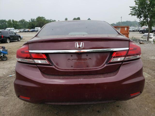 2HGFB2F90FH549872 - 2015 HONDA CIVIC EXL 勃艮第红 照片 6