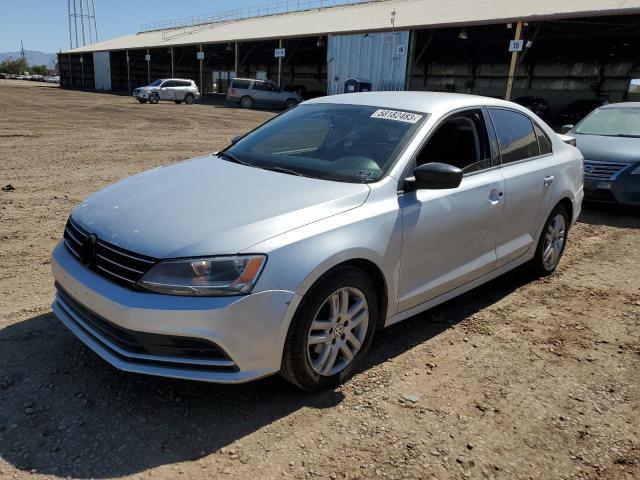3VW2K7AJ2FM216969 - 2015 VOLKSWAGEN JETTA BASE 银色 照片 1