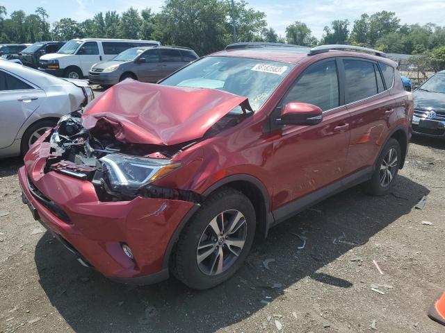 2T3RFREV9JW715371 - 2018 TOYOTA RAV4 ADVENTURE RED photo 1