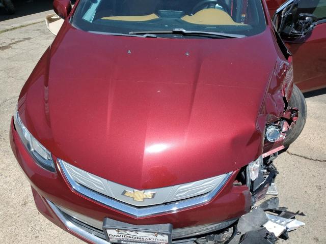 1G1RB6S58HU117254 - 2017 CHEVROLET VOLT PREMIER BURGUNDY photo 11