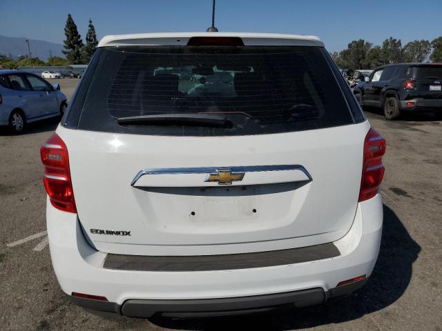 2GNALBEK6H1597969 - 2017 CHEVROLET EQUINOX LS WHITE photo 6