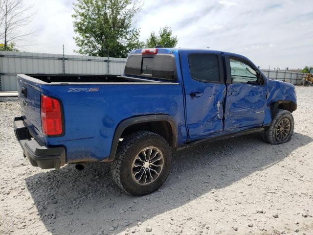 1GCGTEEN5J1183253 - 2018 CHEVROLET COLORADO ZR2 BLUE photo 3