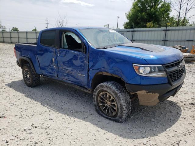 1GCGTEEN5J1183253 - 2018 CHEVROLET COLORADO ZR2 BLUE photo 4