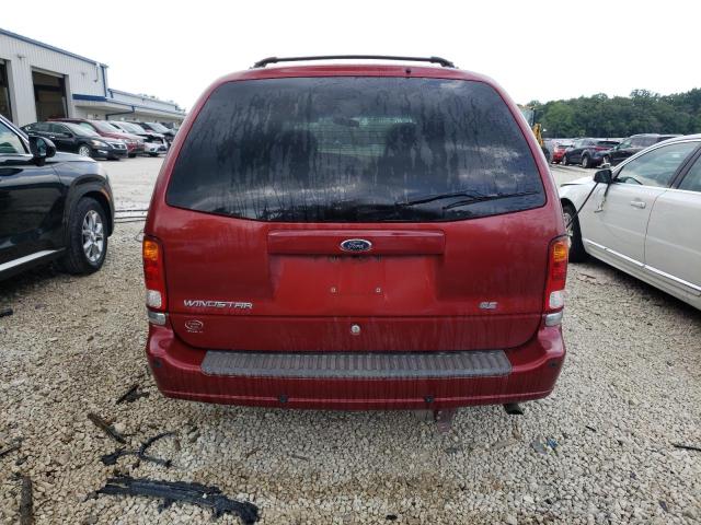 2FMZA52402BA84500 - 2002 FORD WINDSTAR SE BURGUNDY photo 6