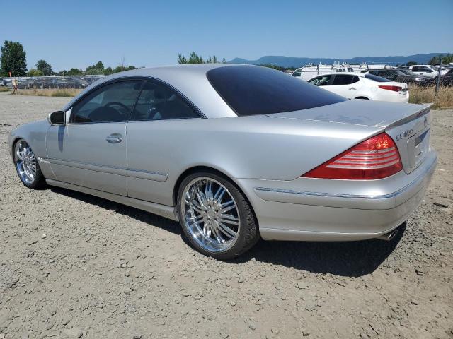 WDBPJ78JX1A014824 - 2001 MERCEDES-BENZ CL 600 SILVER photo 2