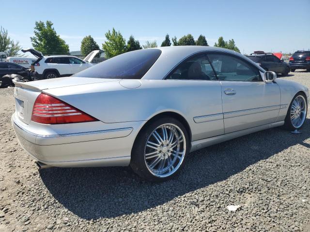 WDBPJ78JX1A014824 - 2001 MERCEDES-BENZ CL 600 SILVER photo 3