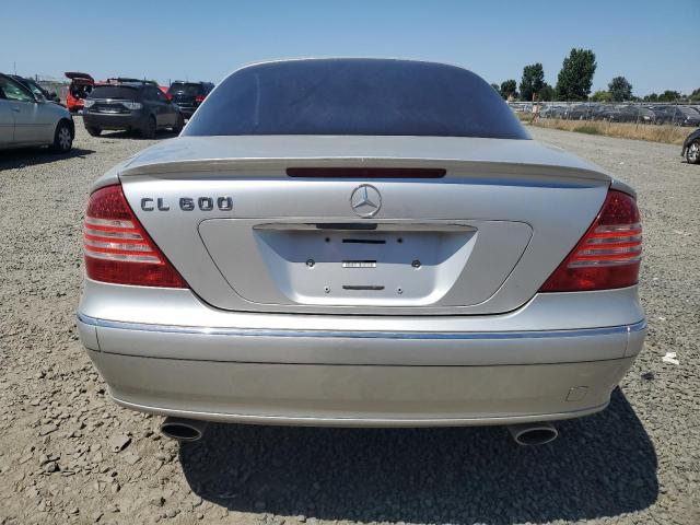 WDBPJ78JX1A014824 - 2001 MERCEDES-BENZ CL 600 SILVER photo 6