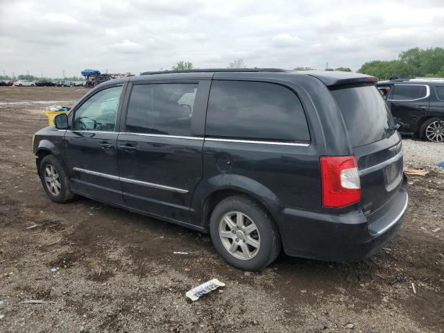 2A4RR8DG2BR703119 - 2011 CHRYSLER TOWN & COU TOURING L BLACK photo 2