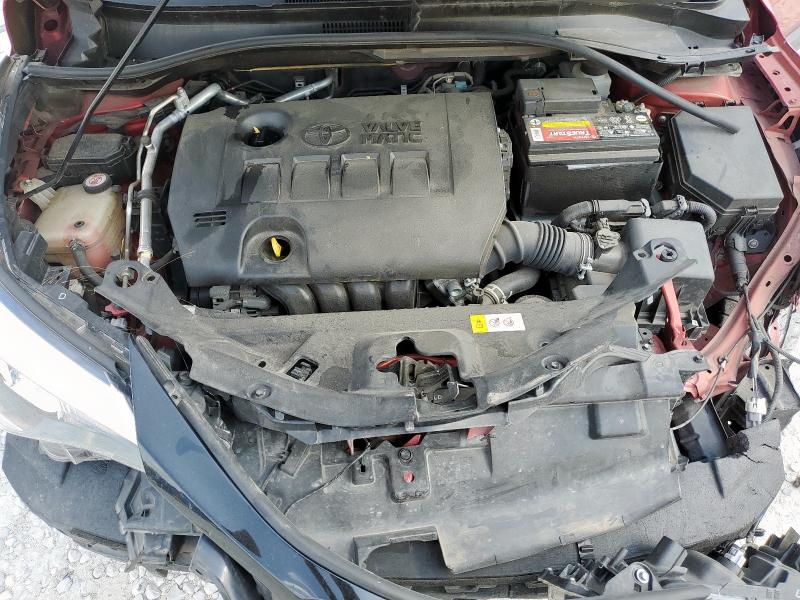 JTNKHMBX6L1090638 - 2020 TOYOTA C-HR XLE MAROON photo 12