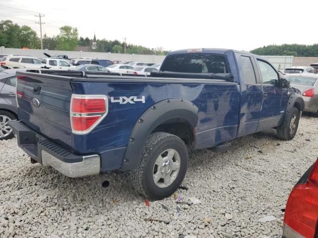 1FTFX1ET0CKD52194 - 2012 FORD F150 SUPER CAB BLUE photo 3