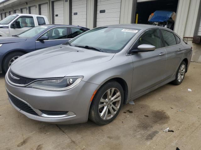 1C3CCCAB6FN563592 - 2015 CHRYSLER 200 LIMITED SILVER photo 1