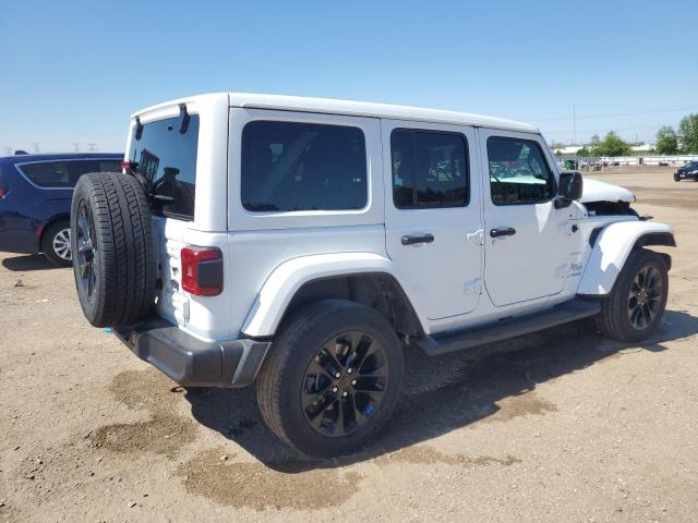1C4JJXP6XNW228743 - 2022 JEEP WRANGLER U SAHARA 4XE WHITE photo 3