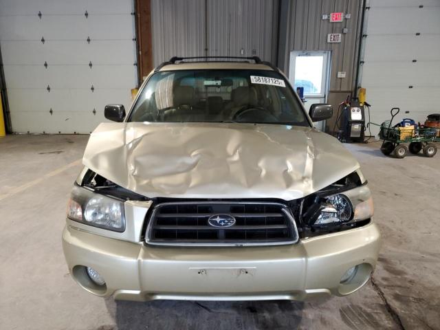 JF1SG65643H746922 - 2003 SUBARU FORESTER 2.5XS Brun photo 5