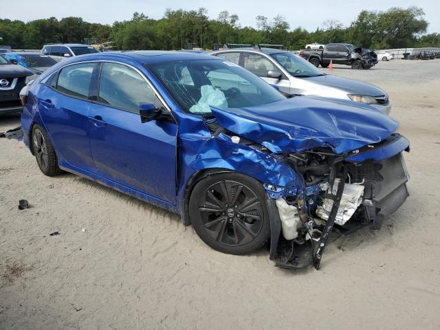 SHHFK7H68KU215165 - 2019 HONDA CIVIC EX BLUE photo 4