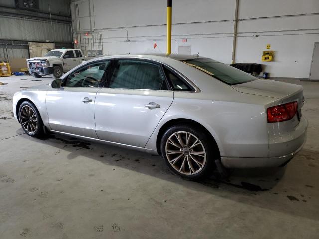 WAURVAFD6BN024461 - 2011 AUDI A8 L QUATTRO SILVER photo 2