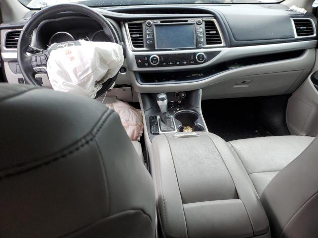 5TDJKRFH6FS086579 - 2015 TOYOTA HIGHLANDER XLE Մոխրագույն լուսանկար 8