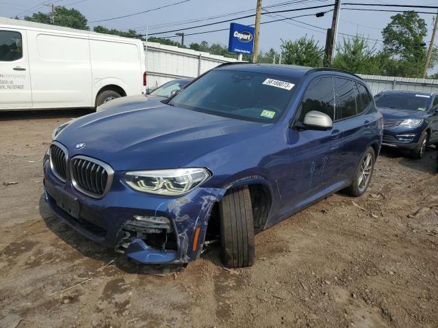 5UXTS3C54JLA46187 - 2018 BMW X3 XDRIVEM40I BLUE photo 1