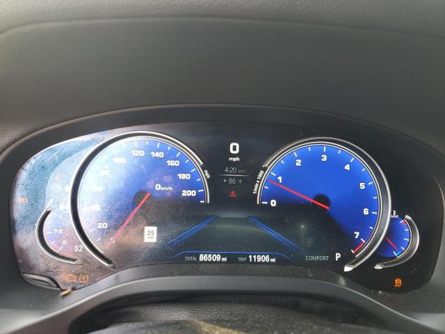 5UXTS3C54JLA46187 - 2018 BMW X3 XDRIVEM40I BLUE photo 9