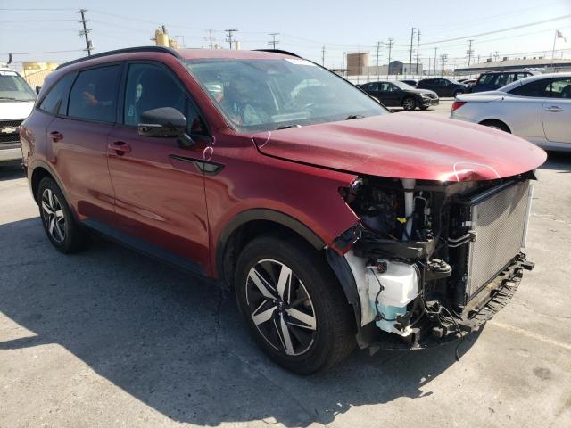 5XYRL4LC7MG020368 - 2021 KIA SORENTO S RED photo 4