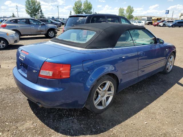 WAUAC48H74K000646 - 2004 AUDI A4 1.8 CABRIOLET BLUE photo 3